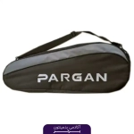 ساک ورزشی بدمینتون پرگان 2 زیپ تک بند طوسی